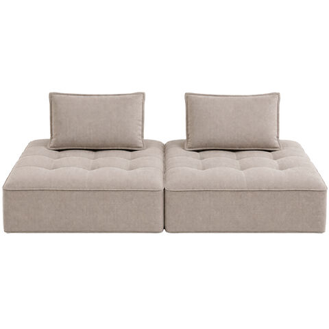 Sofá Portofino gris Outdoor (2/Set)