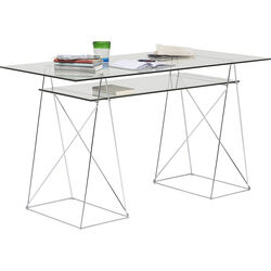 Table Polar Chrome 8 mm tempered glass