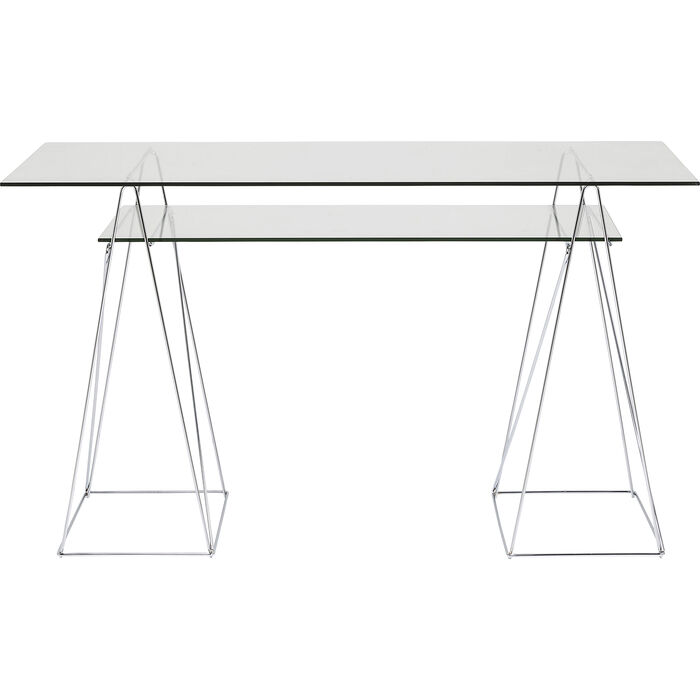 Table Polar chromé 8 mm (verre trempé)