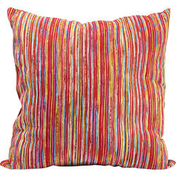 Cushion Colourful Stripes Red 60x60cm
