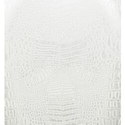 Cushion Croco White 40x40cm