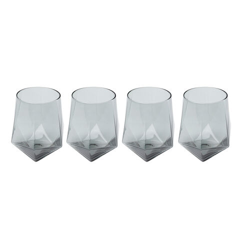 Tumbler Diamond Smoke (4/part)