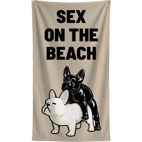 Beach Towel On The Beach 90x170cm beige