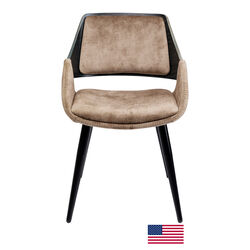 Chair with Armrest Sharona Champagne