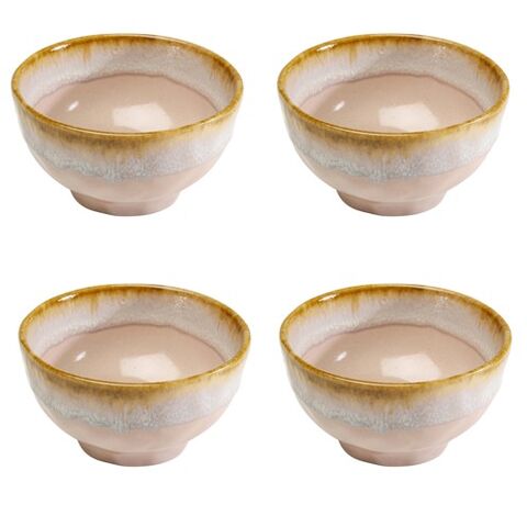 Cuenco Nala Rosa Ø15cm (4/Set)