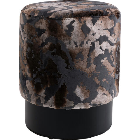 Stool Cherry Astoria Grey Black Ø36cm Limited