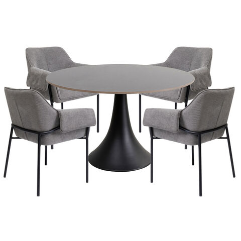 Dining Group Bess Possibilita Grey (5/part)