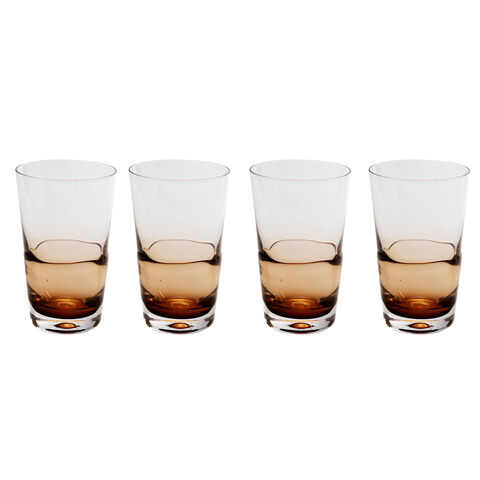 Tumbler Mimi Amber 14cm (4/Set)