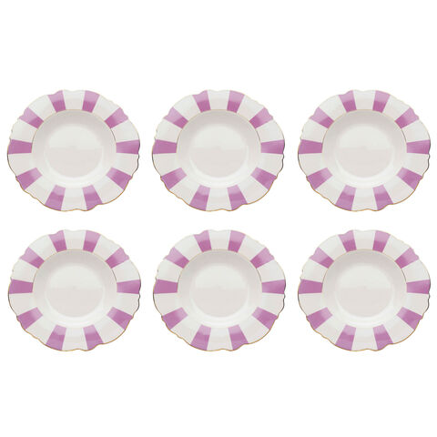 Plate Deep Harlequin Purple Ø23cm (6/Set)