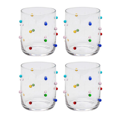 Tumbler Party Dots 9cm (4/Set)
