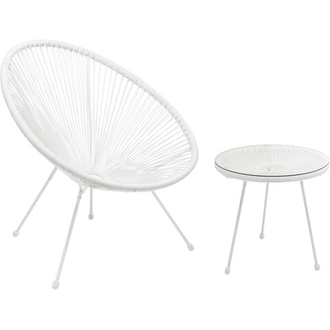 Set de Jardín Acapulco (2/piezas) Blanco