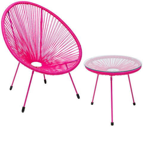Set Acapulco Mono Pink (2/parts)