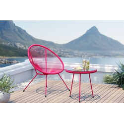 47416 - Gartenset Acapulco 2tlg Mono Pink
