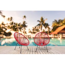 47426 - Sillón Acapulco Cherry Outdoor 2/Set