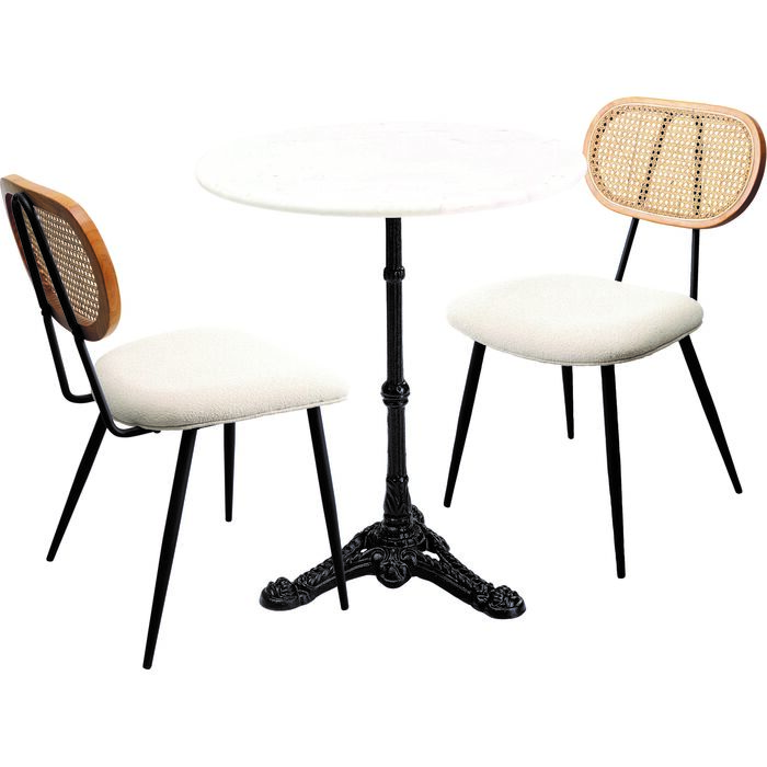 Table Set Bistro Rosalie Creme (3/part)