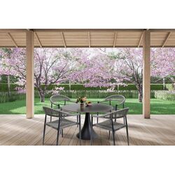 47448 - Gartenset Palma Possibilita Ø120cm Grau 5/Set
