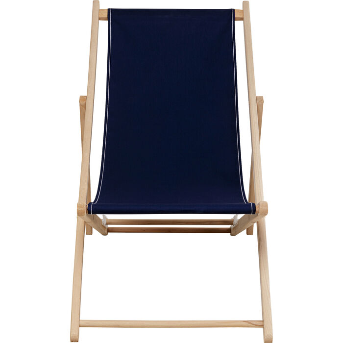 Deckchair Easy Summer Dark Blue - KARE France