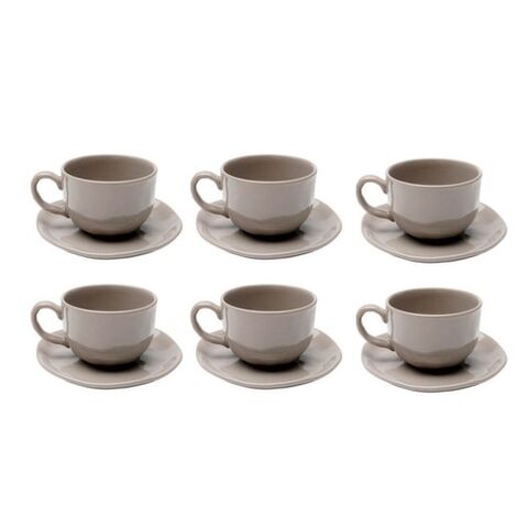 Coffee Cup Organic Grey (6/part)