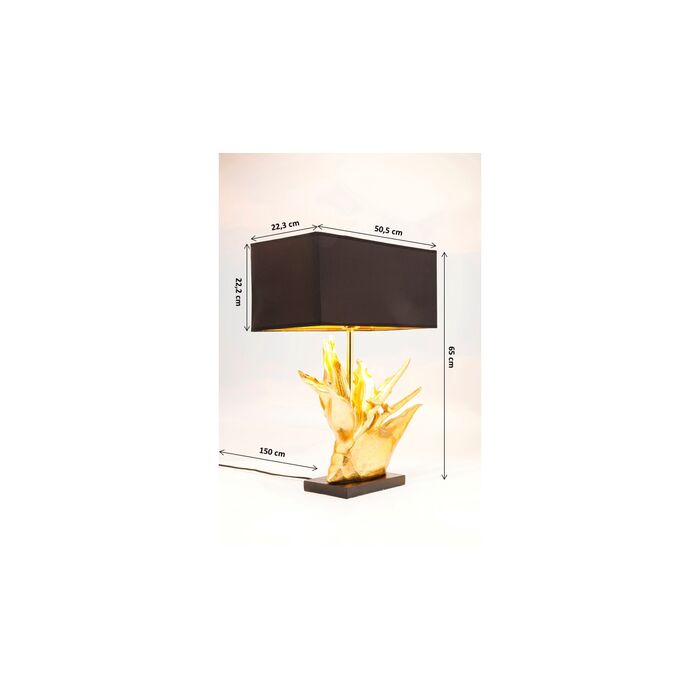 Tischleuchte Tropical Flower 65cm