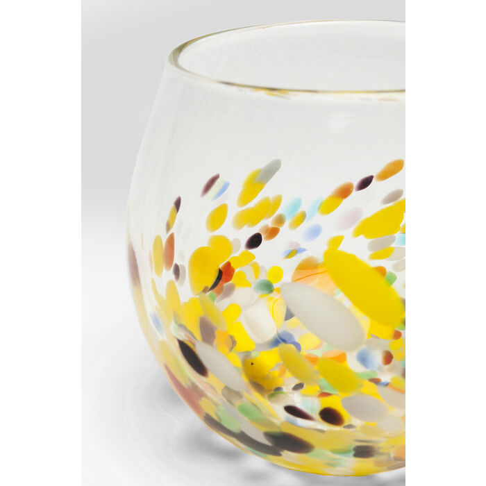 Kare 51096 Vase en verre teint/é