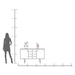 Vase Noble Ring Lila 26cm