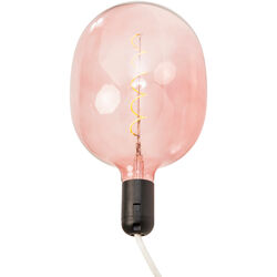 Bombilla Spiral LED rosa