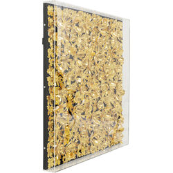 Cornice decorativa Gold Flower 80x80cm