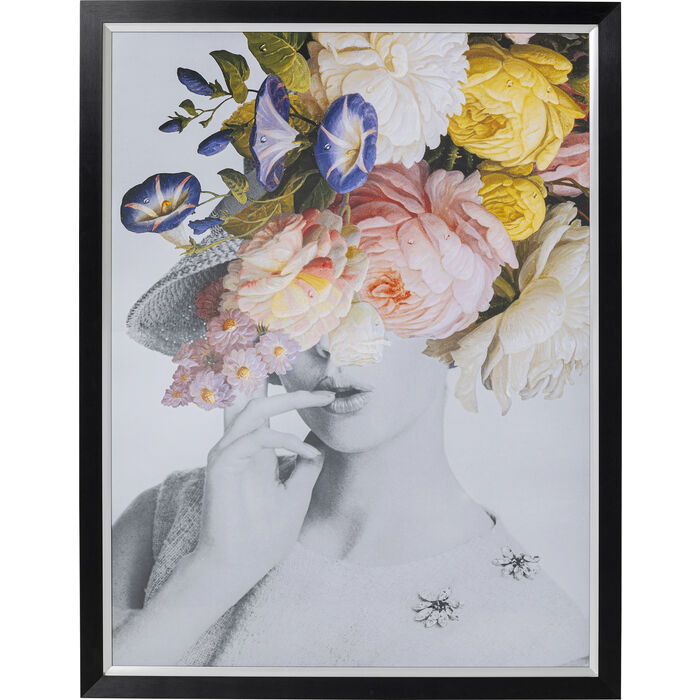 Cuadro Frame Flower Lady Pastell 117x154cm