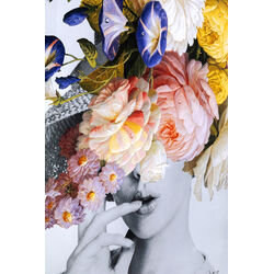 Cuadro Frame Flower Lady Pastell 117x154cm