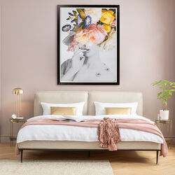 51534 - Picture Frame Flower Lady Pastel 117x154cm