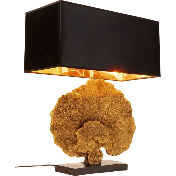 gold coral lamp