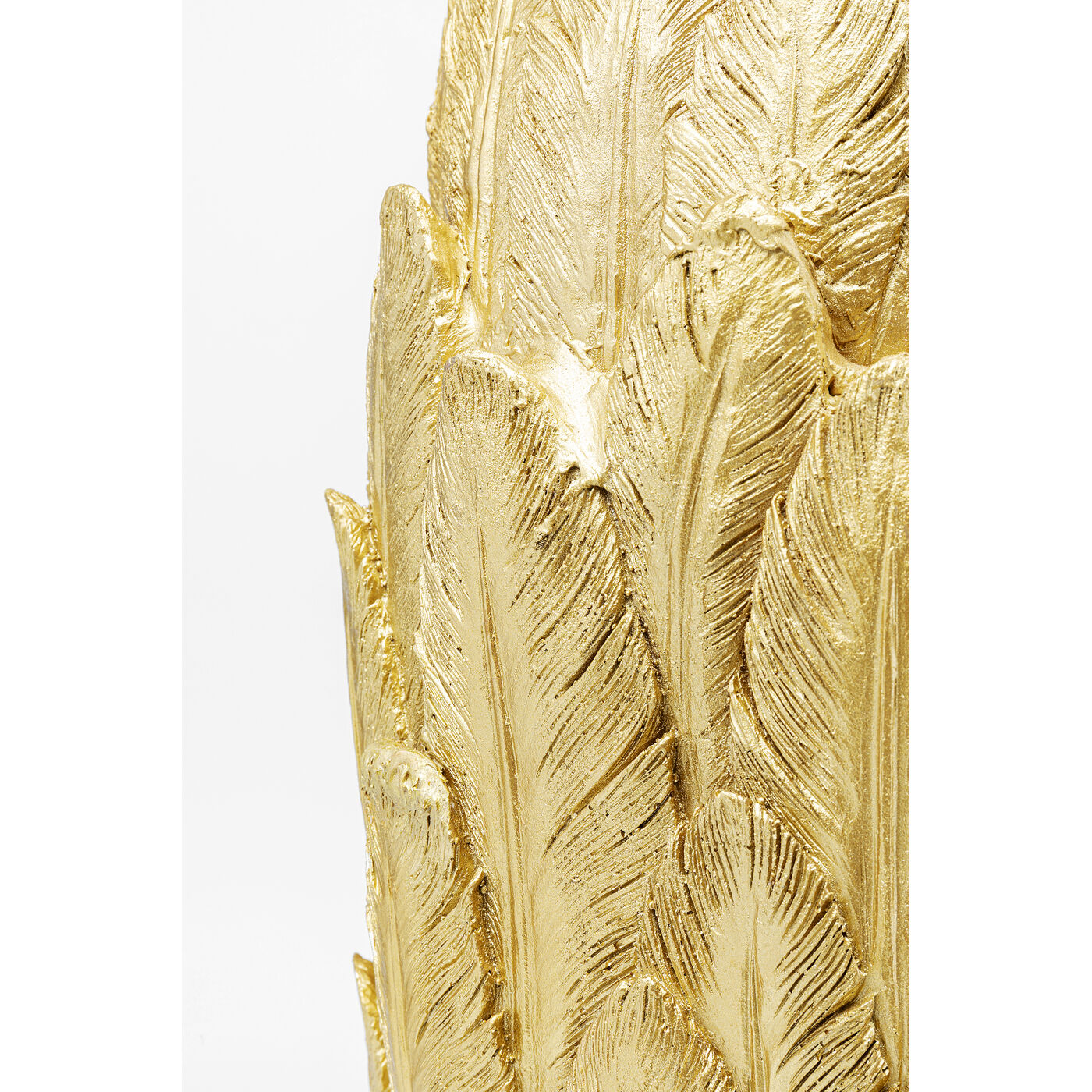 Vase Feathers Gold 91 KARE USA