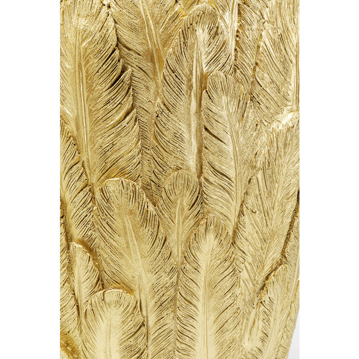 Vase Feathers doré 91