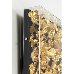 Deco Frame Gold Flower 60x60cm