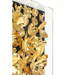 Cornice decorativa Gold Flower 60x60cm