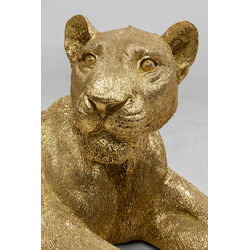 Figura deco Lion dorado 113cm