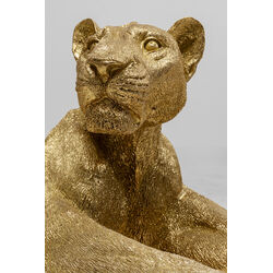 Figura deco Lion dorado 113cm