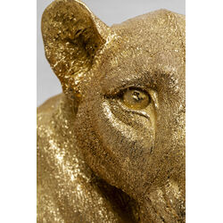 Figura deco Lion dorado 113cm