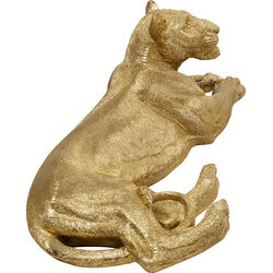 Figura deco Lion dorado 113cm