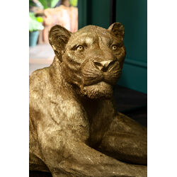 Figura deco Lion dorado 113cm