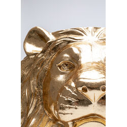 Macetero deco Lion oro