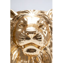 Macetero deco Lion oro