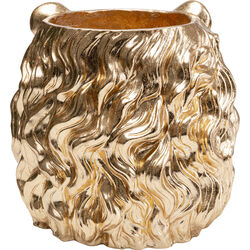 Deco Planter Lion Gold