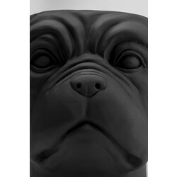 Coprivaso decorativo Bulldog nero