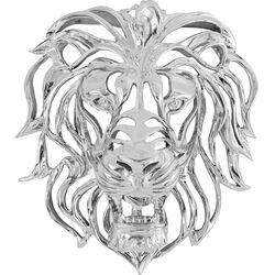 Deco pared Lion plata