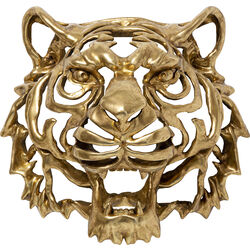 51915 - Deco pared Tiger oro