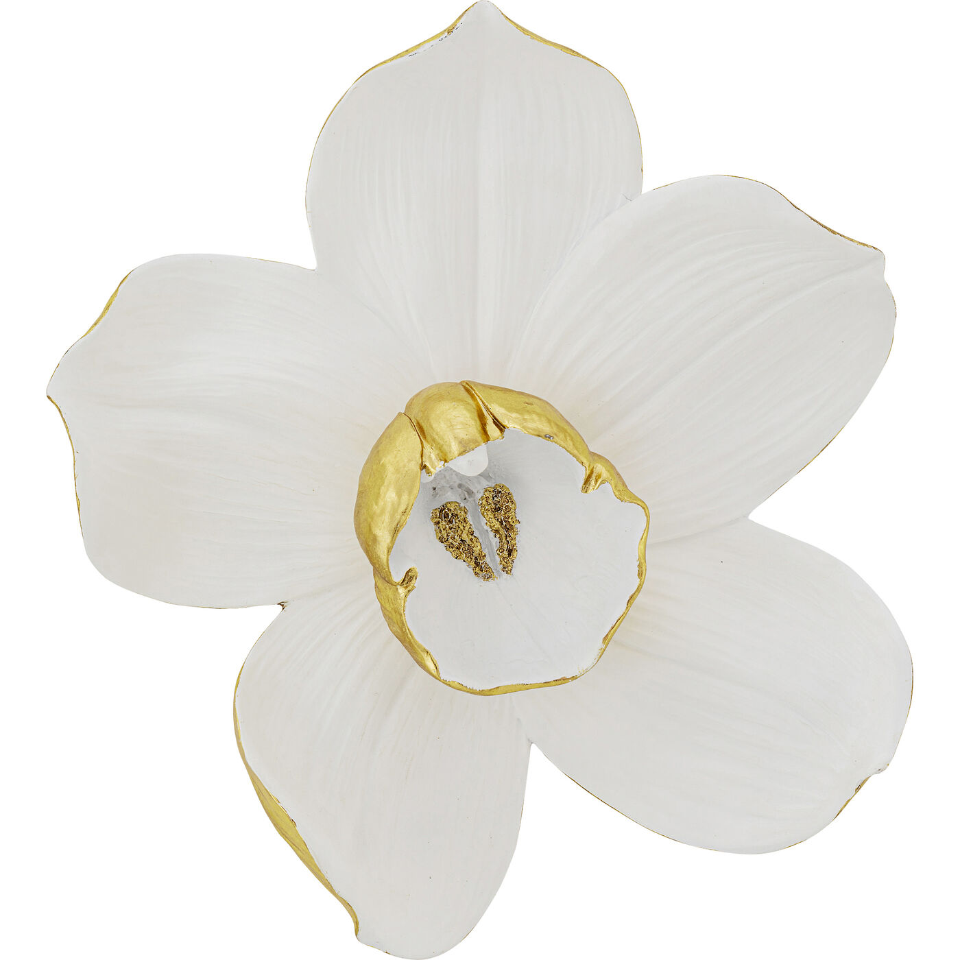 [51932] Decoración pared Orchid blanco 44cm