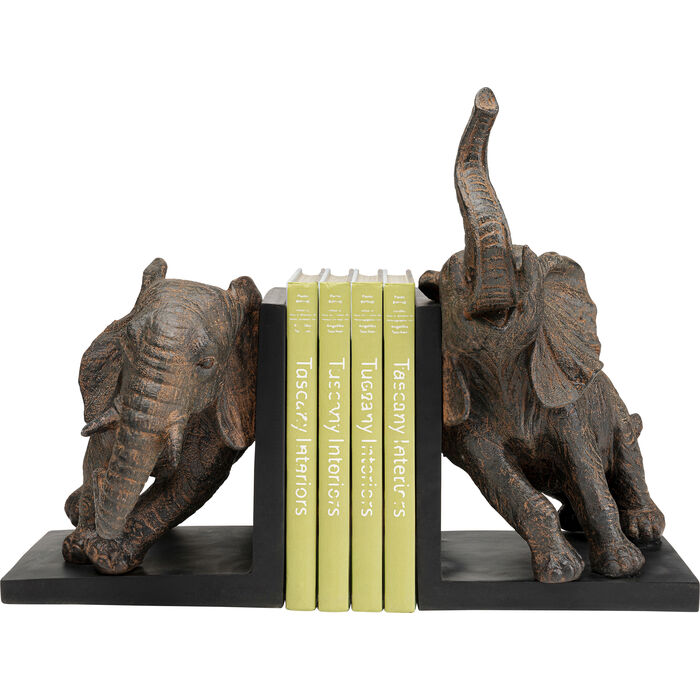 Serre-livres Elephants 25 (2/set)