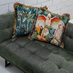 Coussin Parrots Life 45x45