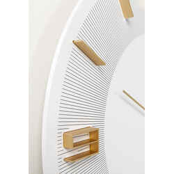 Reloj pared Leonardo blanco/oro Ø49cm